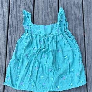 Cat & Jack Turquoise Floral Camisole